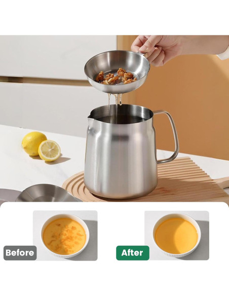 Filtro de Aceite de Acero Inoxidable 304 HOMKULA 1.9L