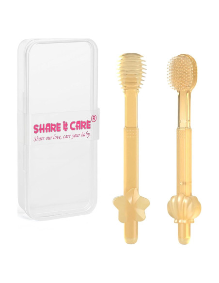 Cepillo de Dientes y Limpiador de Lengua Share&Care para Bebés