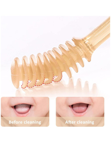 Cepillo de Dientes y Limpiador de Lengua Share&Care para Bebés