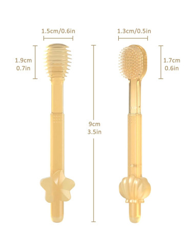 Cepillo de Dientes y Limpiador de Lengua Share&Care para Bebés