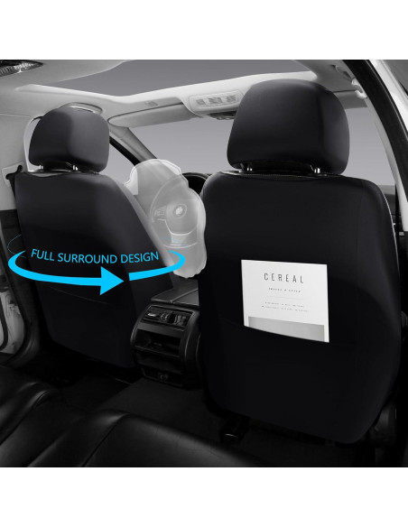 Cubiertas de Asiento de Coche Isen-CoverAuto DL03 Negras