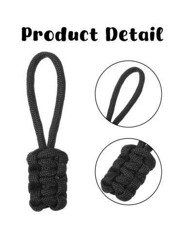 MBAIYO 12 Tiradores de Cremallera de Nylon Antideslizante