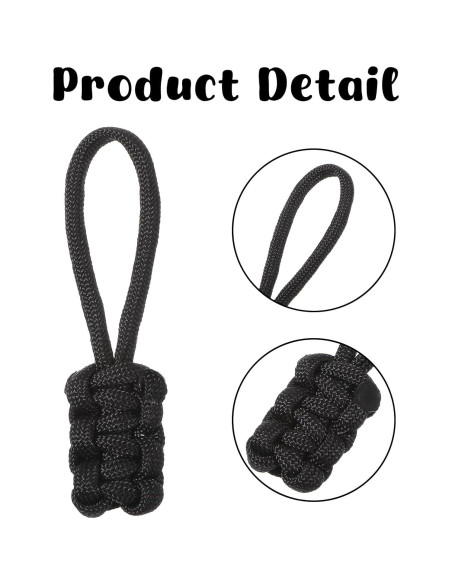 MBAIYO 12 Tiradores de Cremallera de Nylon Antideslizante