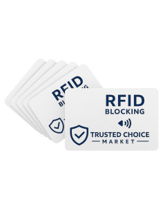 Tarjetas Bloqueadoras RFID 6-Pack Trusted Choice - Protección NFC