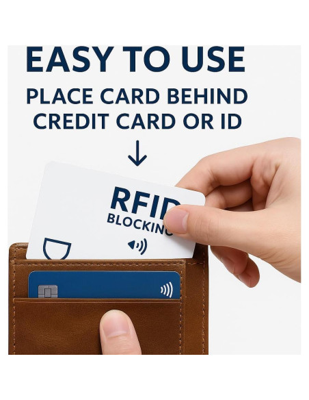 Tarjetas Bloqueadoras RFID 6-Pack Trusted Choice - Protección NFC