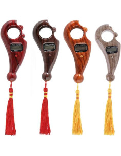 Contador Digital de Misbaha Genérico para Oración - Madera Oscura 2
