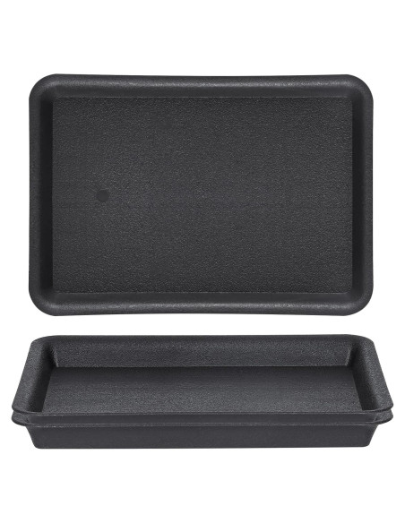 Bandeja de Drenaje para Macetas GREANER 33 cm Negra - 3 Piezas