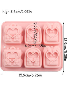 Molde de Silicona para Dulces Mochila Escolar EPYHREHM 15.9x12.9 cm 2