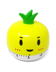 Temporizador Mecánico de Cocina Yueton 60 Minutos Amarillo