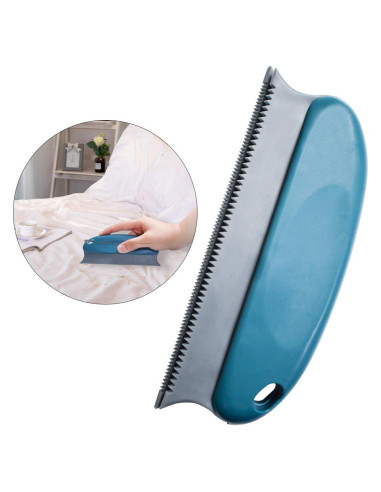 Cepillo Removedor de Pelo de Mascotas TTSAM Doble Serrado 15 cm