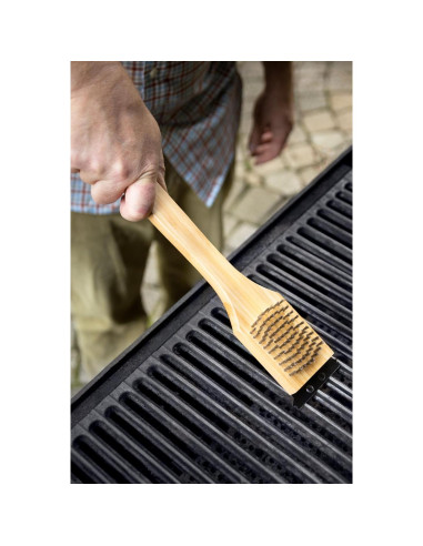 Cepillo y Raspador de Parrilla Outset QV40 Ecológico 36.8 cm