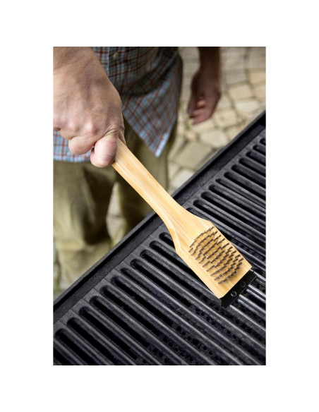 Cepillo y Raspador de Parrilla Outset QV40 Ecológico 36.8 cm