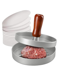 Juego de Moldes para Hamburguesas Iosjeude + 100 Papeles