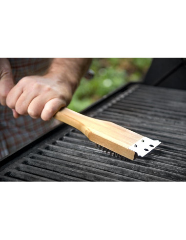 Cepillo y Raspador de Parrilla Outset QV40 Ecológico 36.8 cm