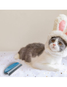 Cepillo Removedor de Pelo de Mascotas TTSAM Doble Serrado 15 cm 2