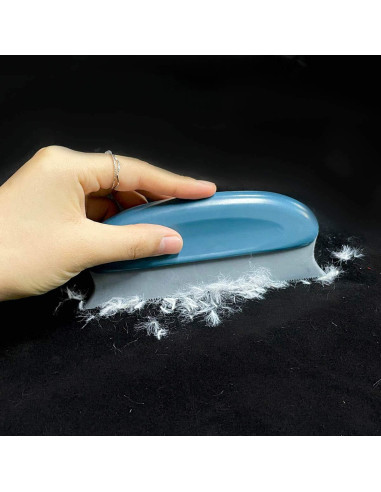 Cepillo Removedor de Pelo de Mascotas TTSAM Doble Serrado 15 cm