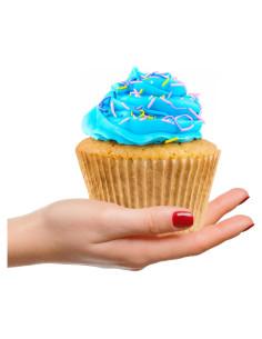 Forros de Muffin Jumbo Bake Buddies - 600 Piezas Marrones