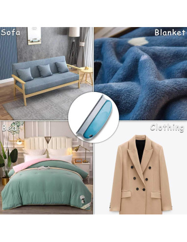 Cepillo Removedor de Pelo de Mascotas TTSAM Doble Serrado 15 cm