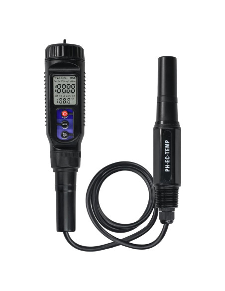 Medidor de pH Digital 3-en-1 Landtek para Alimentos y Suelo