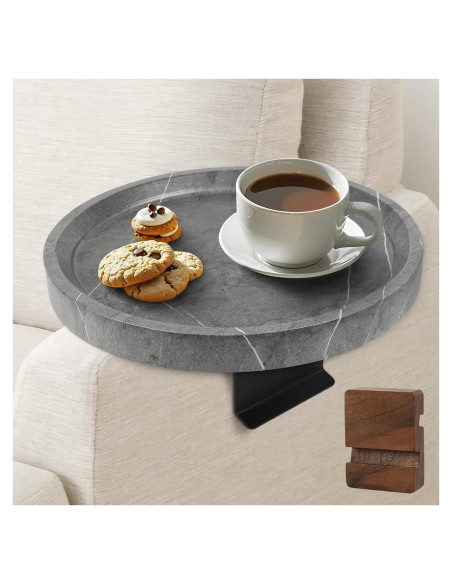 Bandeja de Sofá Ajustable Xiyilike de Madera Antideslizante