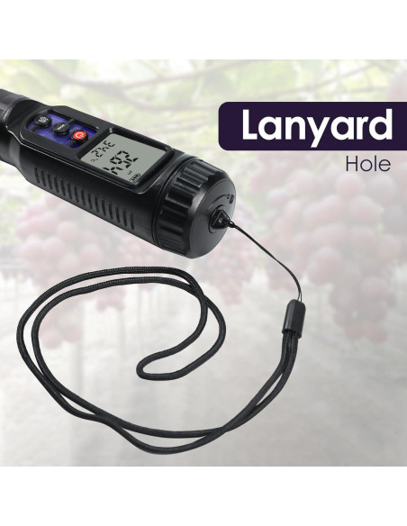 Medidor de pH Digital 3-en-1 Landtek para Alimentos y Suelo