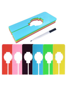 Divisores de Closet Coloridos Galepromot 6 Pcs 30x15 cm