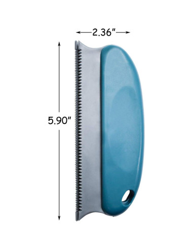 Cepillo Removedor de Pelo de Mascotas TTSAM Doble Serrado 15 cm