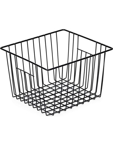 Cestas de Almacenamiento SANNO 2 Unidades Metal Negro 27.94x25.4x17.78cm