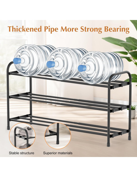 Estante para Zapatos INSMART Expandible 3 Niveles Metal Blanco