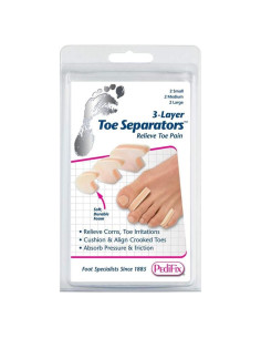 Separadores de Dedos Pedifix P280MIX - 3 Capas, 6 Unidades