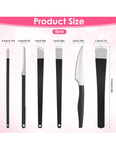 Juego de 8 Piezas de Cuchillos de Pedicura Kifmurase 2