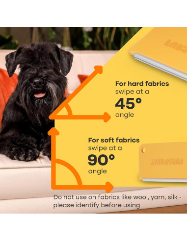 Removedor de Pelo de Mascotas Fursprint Mini Naranja 15g