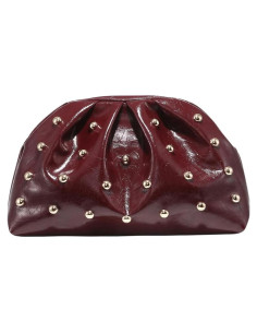 Bolso de mano elegante QWINEE para mujer con tachuelas