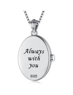 Colgante de Plata de Ley 925 Vintage con Cadena 22" para Mujer 2