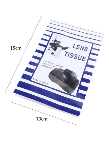 Papel de Limpieza de Lentes Vctitil 500 Piezas 10x15cm