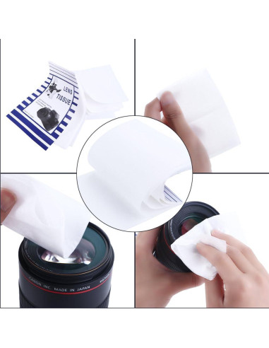 Papel de Limpieza de Lentes Vctitil 500 Piezas 10x15cm