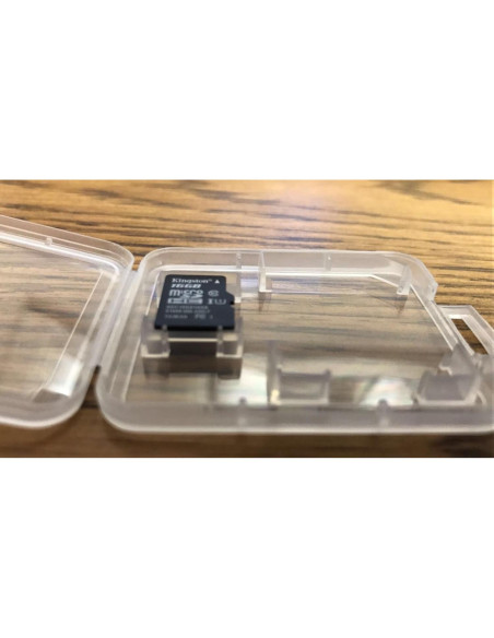 Paquete de 25 Estuches Plásticos eTECH para Tarjetas SD/MicroSD