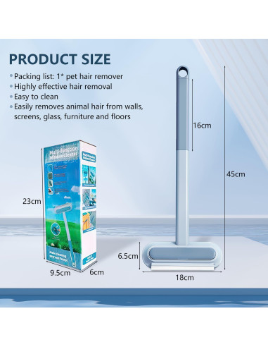 Removedor de Pelo de Mascotas BACFEILIN Reutilizable 43 cm