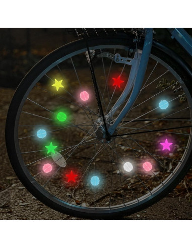 72 Perlas de Radio de Bicicleta KALIONE Colores Mixtos