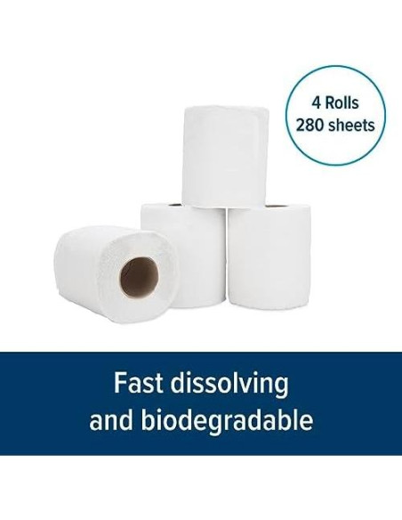 Papel Higiénico Camco 40276 para RV y Marinos - 4 Rollos