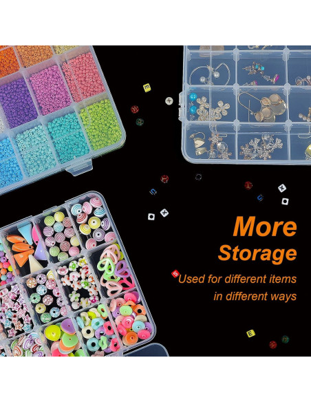 Caja organizadora de plástico CGCG 18 compartimentos ajustables