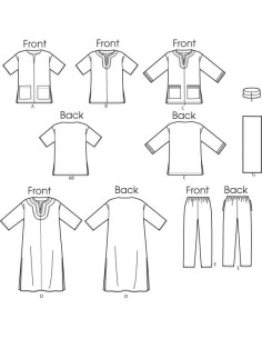 Patrón de Costura S-M-L McCall B6748-XM 2