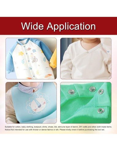 Kit de 150 Broches de Metal Mzario 9.5mm con Herramienta