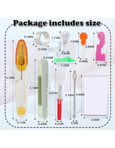 Kit de Enhebradores de Agujas 22 Piezas LINBLIF - Herramientas de Costura 2