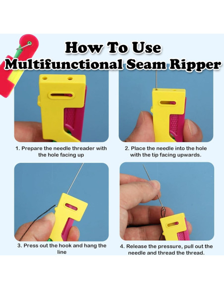 Kit de Enhebradores de Agujas 22 Piezas LINBLIF - Herramientas de Costura