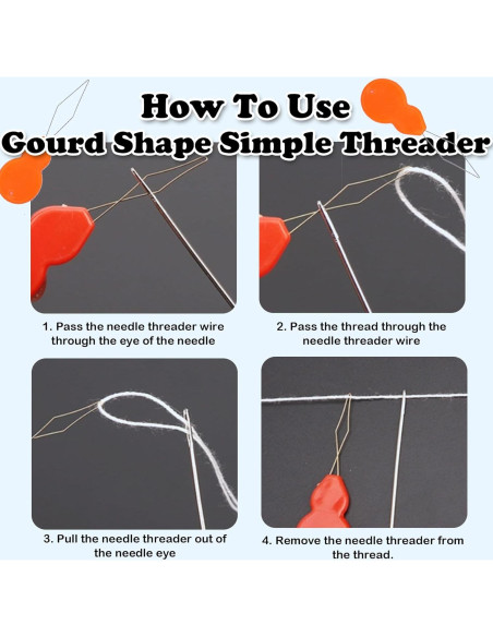 Kit de Enhebradores de Agujas 22 Piezas LINBLIF - Herramientas de Costura