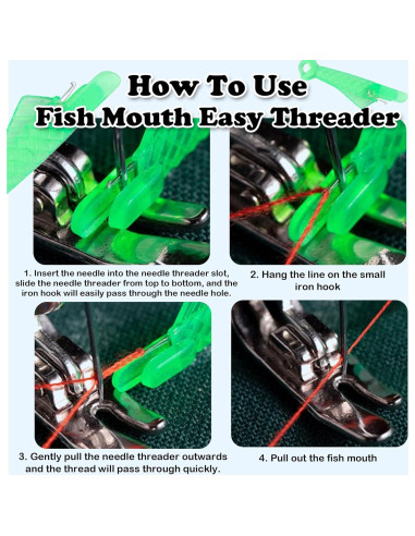 Kit de Enhebradores de Agujas 22 Piezas LINBLIF - Herramientas de Costura