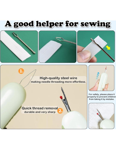 Kit de Enhebradores de Agujas 22 Piezas LINBLIF - Herramientas de Costura