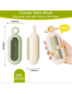 Mini Cepillo Quitapelusas Portátil YINAJEW, Lavable, 9.91x6.35cm 2