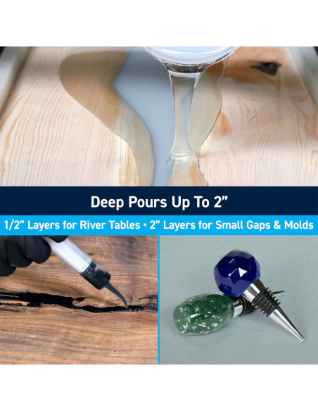 TotalBoat ThickSet Epóxido de Vertido Profundo 2L - Resina Cristalina